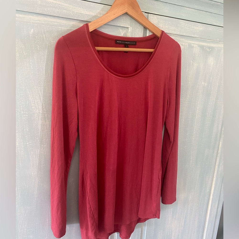 White House Black Market Scoop Neck Tunic